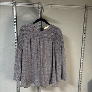 Michael Kors Monochrome Textured Blouse